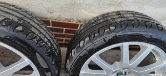 Alu kola R17 Spider, nové letní 225/45 - 3