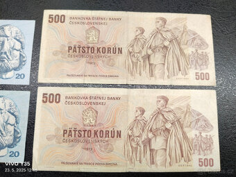 Bankovky Československo 1970 a 1973 - 3