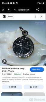 Přívěsek Medailon Stříbro - 3
