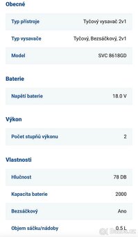 Sencor SVC 8621TI CLEAN&GO - 3