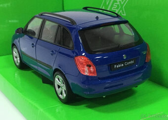 Škoda Fabia Combi II 1:24 WELLY - MODRÁ - 3
