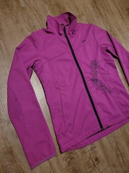 Lehká růžová softshellová bunda CMP - 3