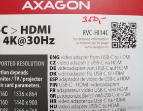 USB-C HDMI 4K@30Hz a 60Hz data kabely ,,VÝPRODEJ,, - 3