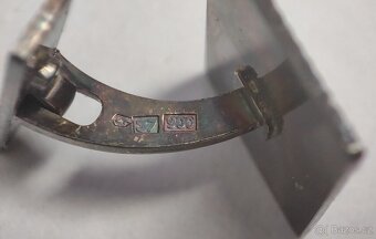 Stříbrné manžetové knoflíky - 3