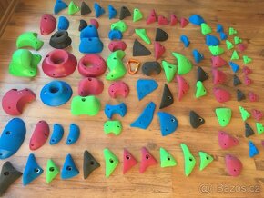 Nové dětské lezecké chyty THEREX Boulder set - 95 kusů - 3