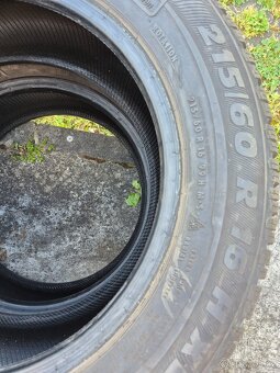 2 ks pneu M+S 215/60 R16 - 3