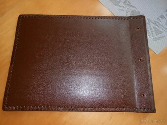 Velké kožené ?? fotoalbum 40 x 28 cm s plat.obrázke VORAŘI - 3