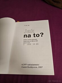 Kniha o údržbě Toyota yaris 4/99 - 12/05 - 3