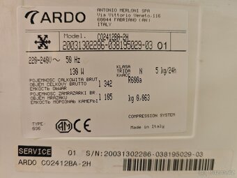 Lednice s mrazákem ARDO - 3