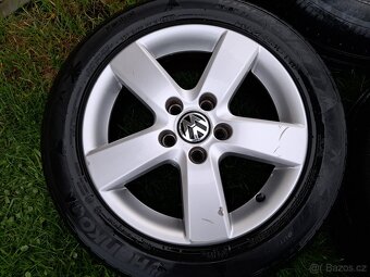 alu kola VW Golf Mugello 16" 5x112 + pneu 205/55 R16 - 3