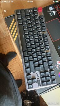 Herní klávesnice Yenkee ZeroZ TKL mechanická klávesnice Red - 3