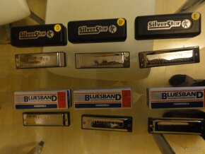 Prodám zcela nové a nepoužité foukací harmoniky zn. Honer - 3