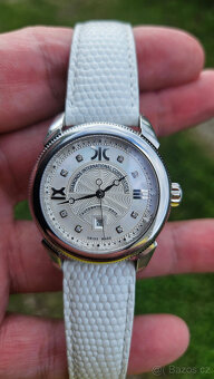 Diamantové automatické dámske hodinky DIC A9261A biele - 3