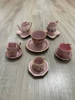 Porcelánový set 1946 zdoben 14 karátovým zlatem - 3