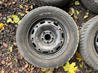 169. sada zimní kola 185/60 r14 5x100 VW Škoda - 3
