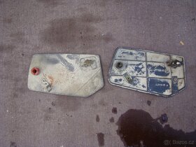 Sklo zpětného zrcátka M-B W116 - 3