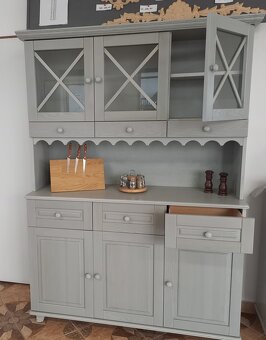 dřevěný kredenc, příborník z masivního dřeva borovice Amelia - 3