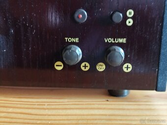 Retro vertikální gramofon- Nový - 3