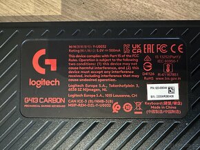 Logitech G413 Carbon, US herní klávesnice - 3