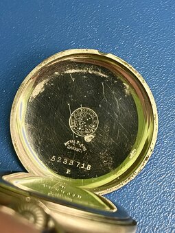 Kapesní hodinky Zenith s gravírováním “Karel Adamec, Čáslav” - 3
