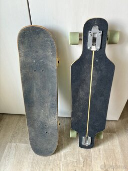 Brusle skate long board florbal set - 3