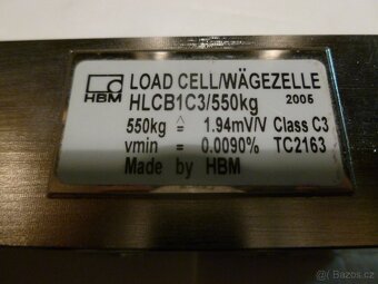 HBM LOAD CELL HLCB1C3/550kg , tenzometr - skladovka - 3
