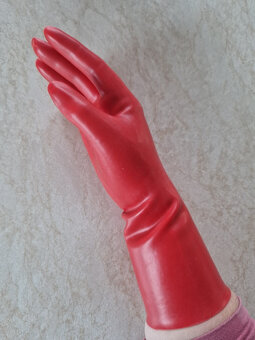 Latexové rukavice M - 3