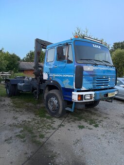 Liaz 110 hákový nosič kontejnerů+hydraulická ruka - 3
