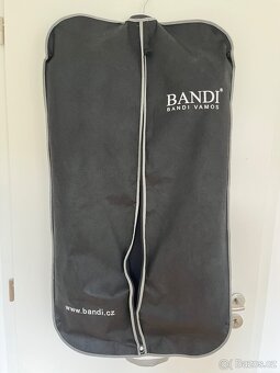 Pánský černý oblek Bandi Slim - 3
