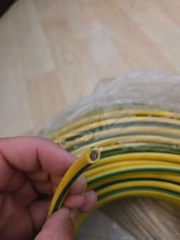 Prodám nový kabel H07V-K 01x10 GNYE - 3
