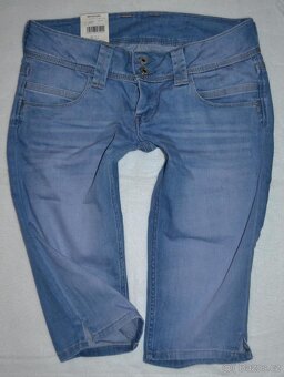 DÁMSKÉ džínové, bokové kraťasy Pepe Jeans Venus v. W29 - 3