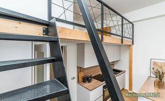 Pronájem loftového bytu 1+kk, 40 m  Praha 3, Žižkov, Malešic - 3