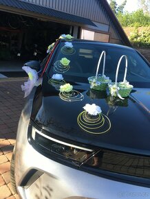 Svatební dekorace na auto - 3