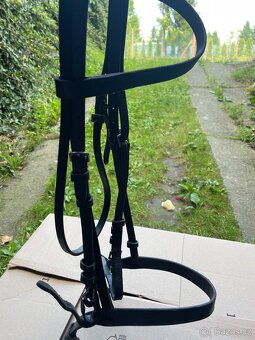 Anglická uzdečka včetně nánosníku vel.Pony - 3