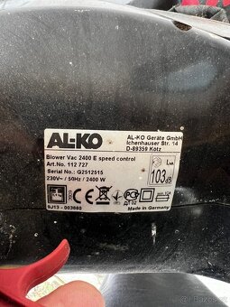 vysavač a foukač lístí ALKO - 3