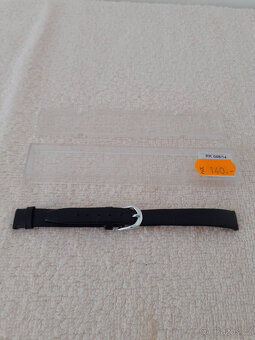 Retro nový kožený dámský černý řemínek k hodinkám - 3