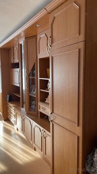 Obývací dřevěná stěna - prodám - 3