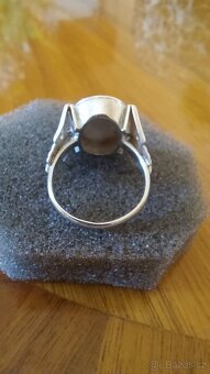 Retro stříbrný prsten - 3