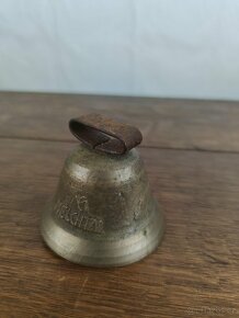 Švýcarský bronzový zvonek ,sběratelský kus. - 3
