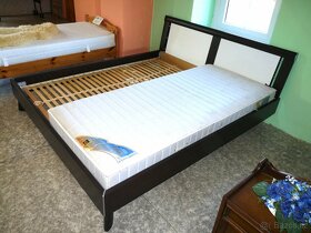 stylová manželská postel dvoulůžko+2x rošty - 3
