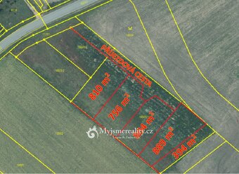 Prodej stavebních pozemků, celková výměra 4 447 m2 - Olbramo - 3