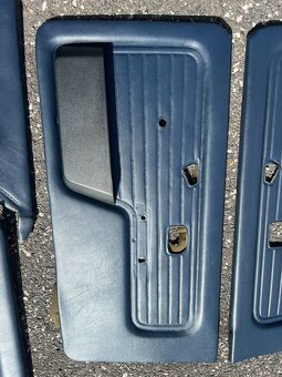 BMW E30 coupe tapce - set (modré) - 3