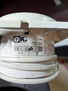 Nástěnný axiální ventilátor OK F 100 - 3