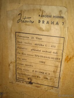 Sestava 7 ks nábytku, návrh J.Jiroutek, 1962, Československo - 3