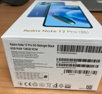 Xiaomi Redmi Note 12 Pro 5G 6/128 GB Midnight Black - 3