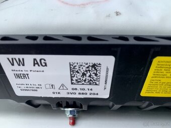 Airbag spolujezdce Passat B7 3V0 880 204 - 3