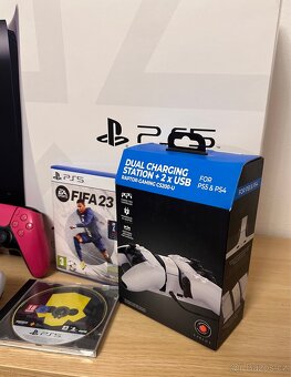 Sony PS5 s mechanikou, top stav, příslušenství - 3