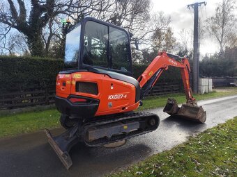 Minibagr minirypadlo Kubota KX027-4, 2200mth, r.v. 2019 TOP - 3
