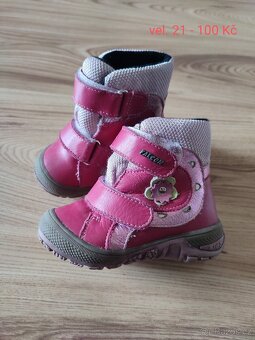Dívčí boty vel. 25 a 21 - 3