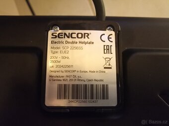 Vařič dvou-plotýnkový SENCOR SCP 2256SS - 3